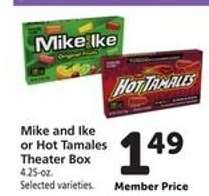 Mike and Ike or Hot Tamales Theater Box