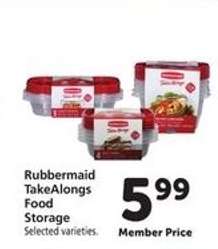 Rubbermaid TakeAlongs Food Storage
