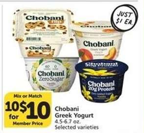 Chobani Greek Yogurt