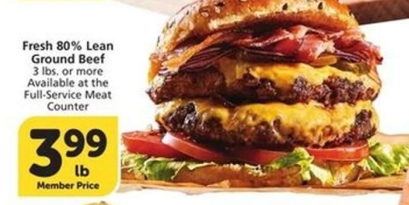 Fresh 80% Lean Ground Beef