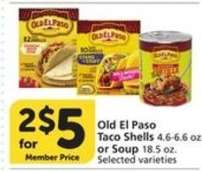 Old El Paso Taco Shells or Soup