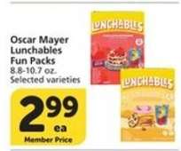 Oscar Mayer Lunchables Fun Packs