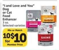 I and Love and You Dog or Cat Food Enhancer