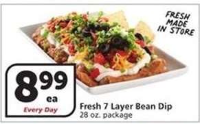 Fresh 7 Layer Bean Dip