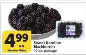 Sweet Karoline Blackberries