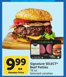 Signature Select Beef Patties