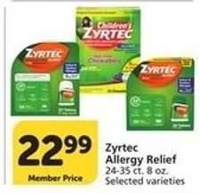 Zyrtec Allergy Relief