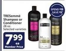 Tresemme Shampoo or Conditioner