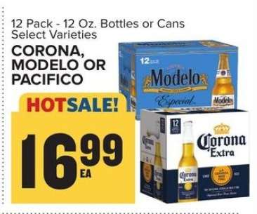 Corona, Modelo or Pacifico
