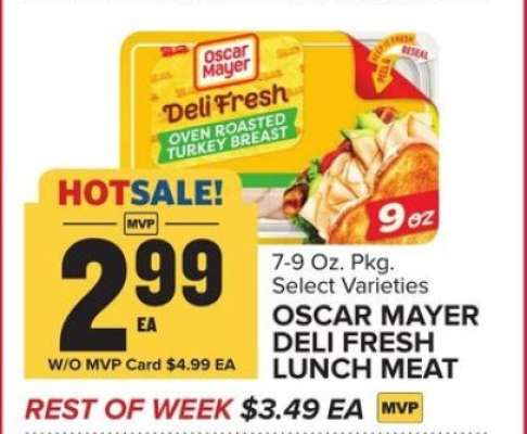 Oscar Mayer Deli Fresh Lunch Meat