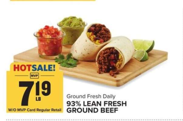 93% Lean Fresh Ground Beef