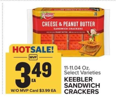Keebler Sandwich Crackers