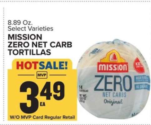 Mission Zero Net Carb Tortillas