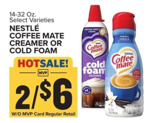 Nestlé Coffee Mate Creamer or Cold Foam