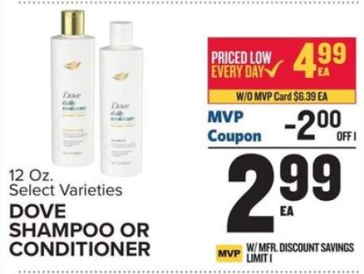 Dove Shampoo or Conditioner