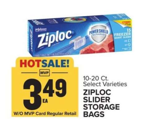 Ziploc Slider Storage Bags