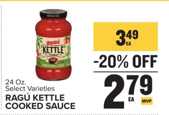 Ragu Kettle Cooked Sauce