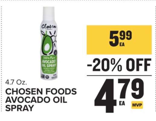 CHOSEN FOODS AVOCADO OIL SPRAY