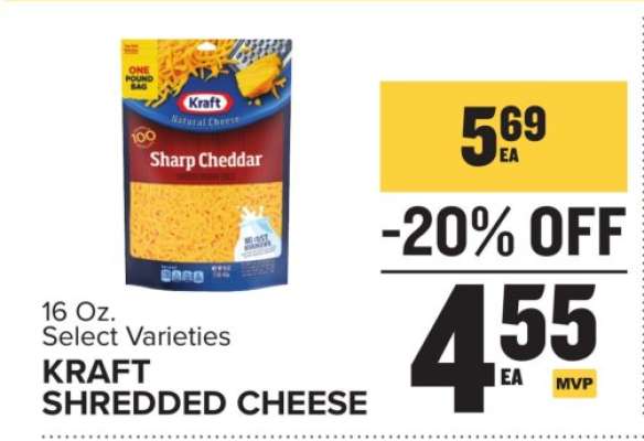 Kraft Shredded Cheese