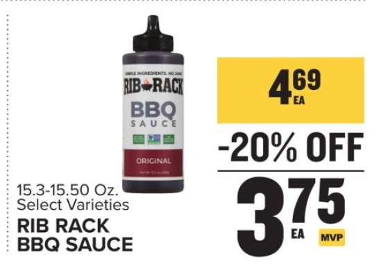 RIB RACK BBQ SAUCE