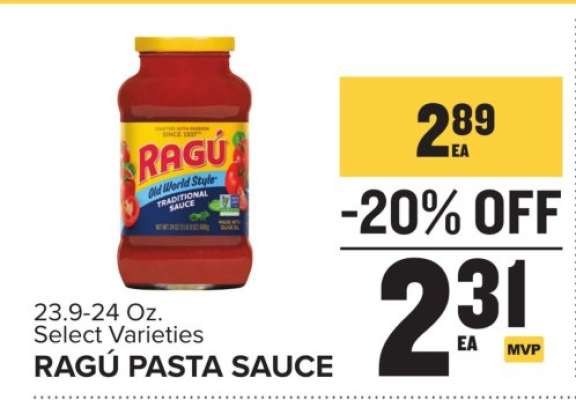 Ragú Pasta Sauce