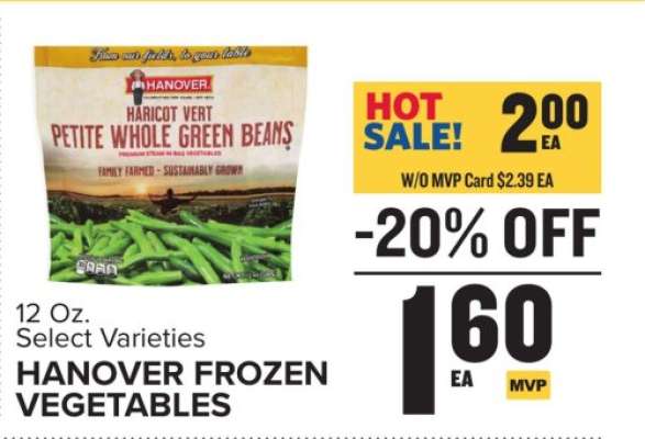 HANOVER FROZEN VEGETABLES
