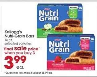 Kellogg's Nutri-Grain Bars