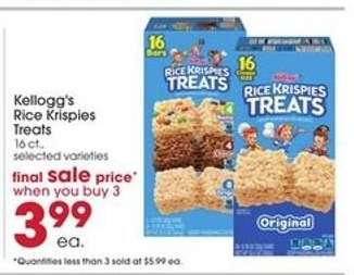 Kellogg's Rice Krispies Treats