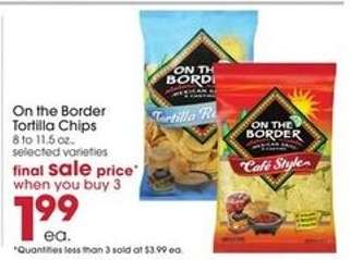 On The Border Tortilla Chips*