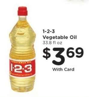 1-2-3 Vegetable Oil
