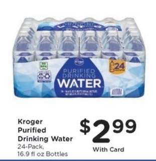 Kroger Purified Drinking Water