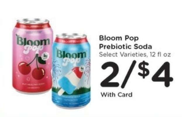 BLOOM POP PREBIOTIC SODA