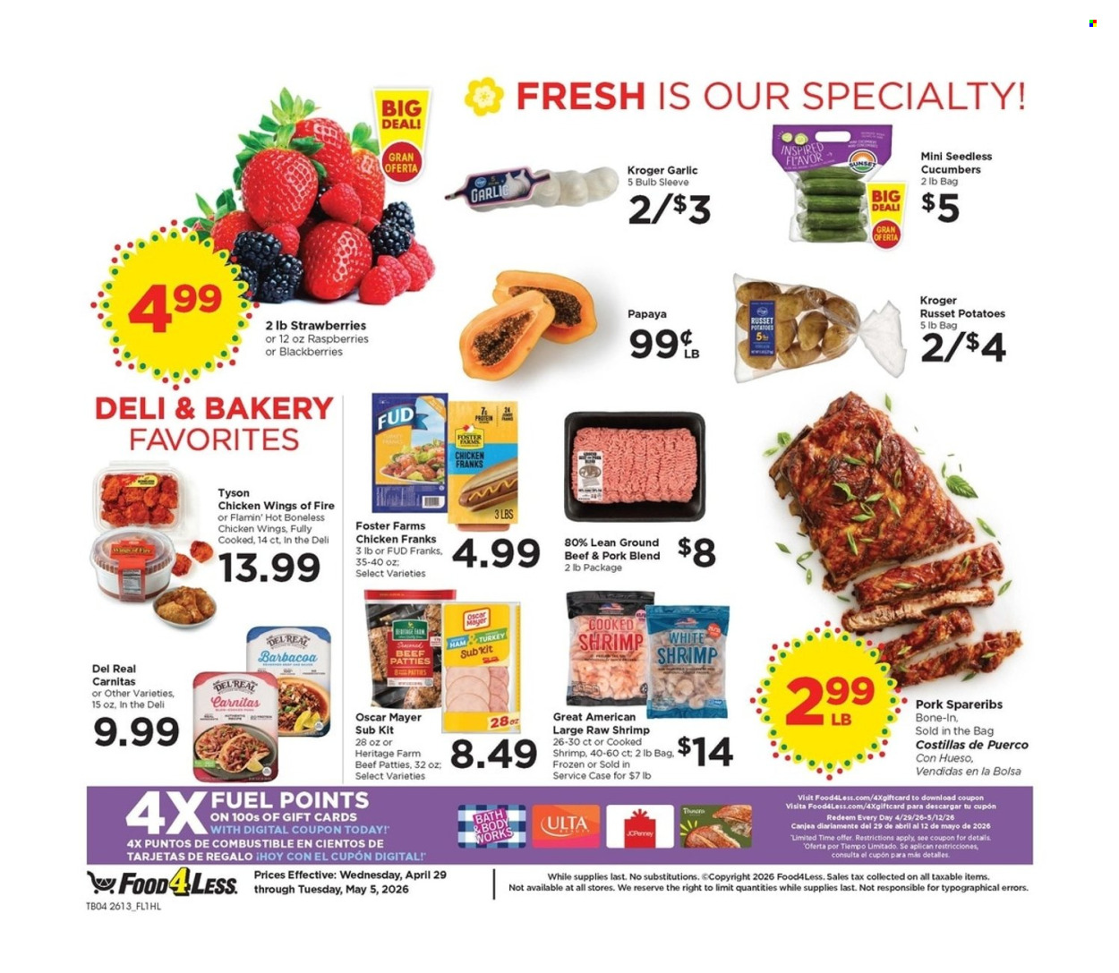 Food 4 Less ad - 04/29/2026 - 05/05/2026. Page 4