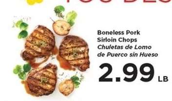 Boneless Pork Sirloin Chops