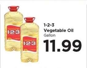 1-2-3 Vegetable Oil