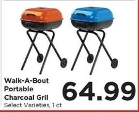 Walk-A-Bout Portable Charcoal Grill