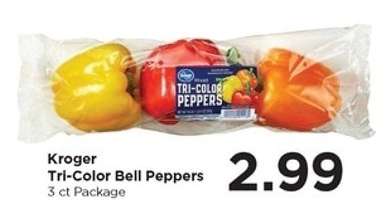 Kroger Tri-Color Bell Peppers