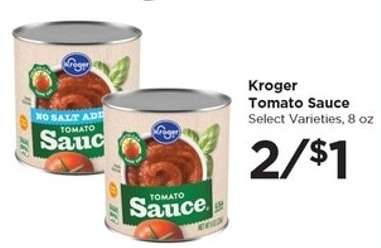 Kroger Tomato Sauce