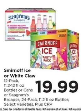 Smirnoff Ice or White Claw