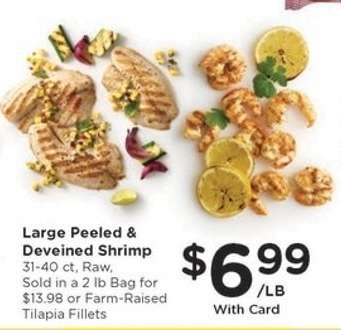 Large Peeled & Deveined Shrimp