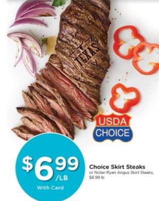 Choice Skirt Steaks
