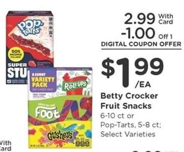 Betty Crocker Fruit Snacks