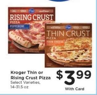 Kroger Thin or Rising Crust Pizza