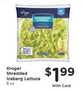 Kroger Shredded Iceberg Lettuce