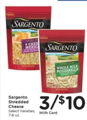 Sargento Shredded Cheese