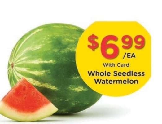 Whole Seedless Watermelon
