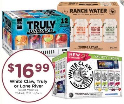 White Claw, Truly or Lone River