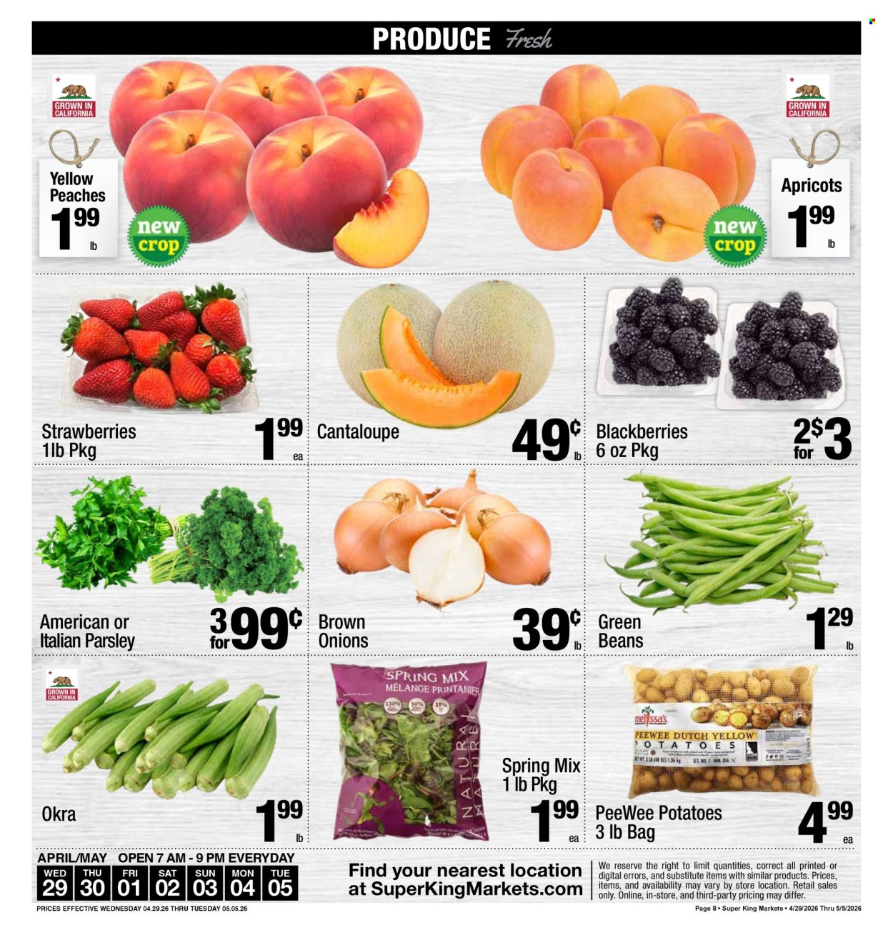 Super King Markets ad - 04/29/2026 - 05/05/2026. Page 9