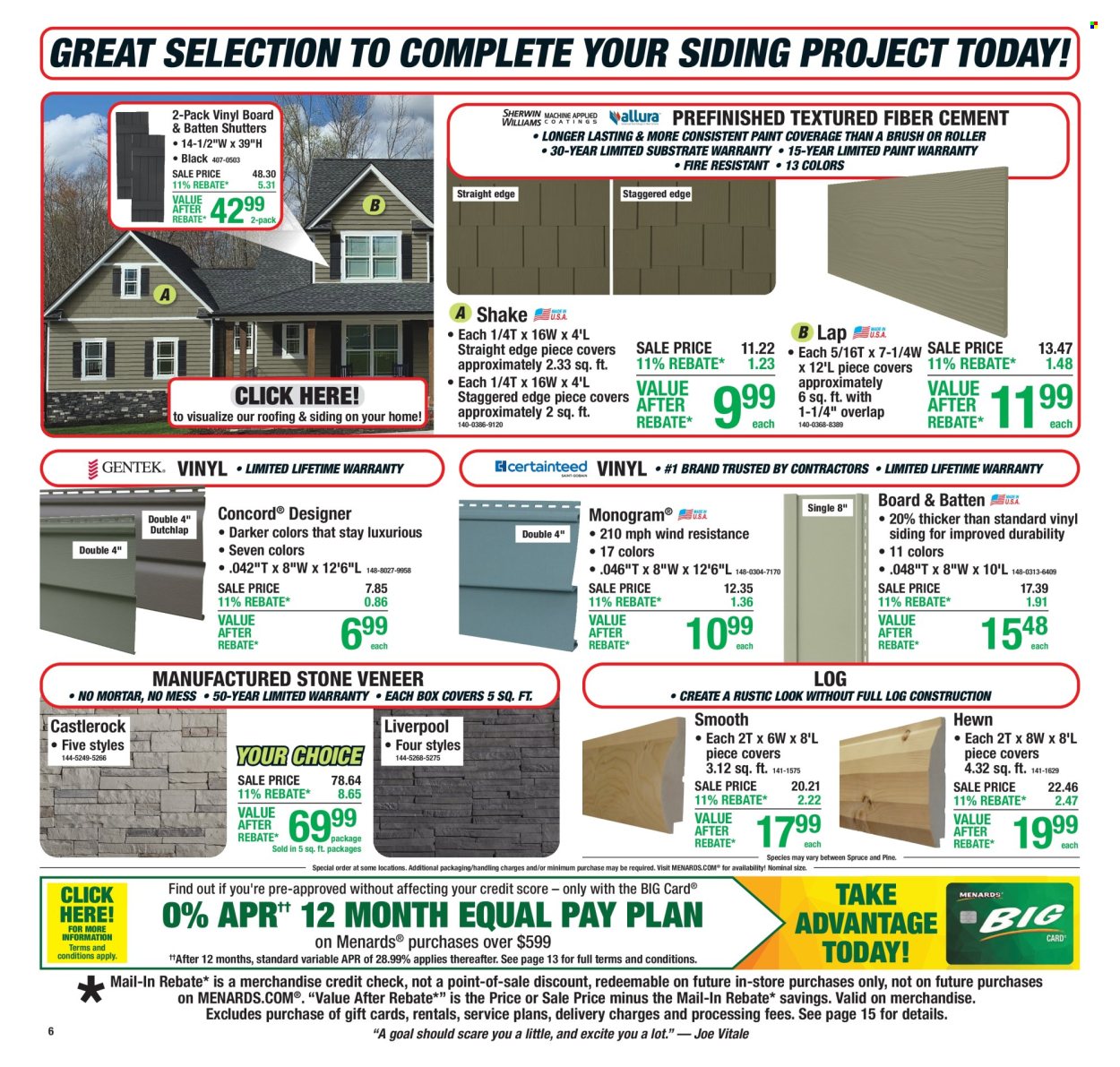 Menards ad - 04/30/2026 - 05/10/2026. Page 6