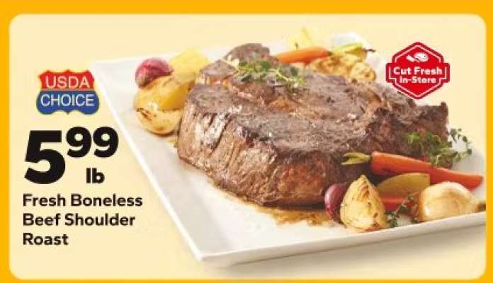 Fresh Boneless Beef Shoulder Roast